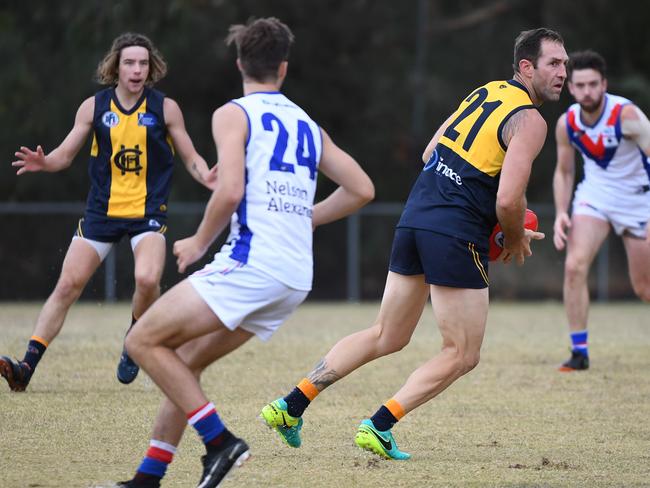 Travis Cloke’s future at Hurstbridge is in doubt. Picture: James Ross