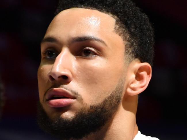 PHILADELPHIA, PA - JUNE 20: Ben Simmons #25 of the Philadelphia 76ers practices free throws prior to a game against the Atlanta Hawks during Round 2, Game 7 of the Eastern Conference Playoffs on June 20, 2021 at Wells Fargo Center in Philadelphia, Pennsylvania. NOTE TO USER: User expressly acknowledges and agrees that, by downloading and/or using this Photograph, user is consenting to the terms and conditions of the Getty Images License Agreement. Mandatory Copyright Notice: Copyright 2021 NBAE (Photo by Jesse D. Garrabrant/NBAE via Getty Images)