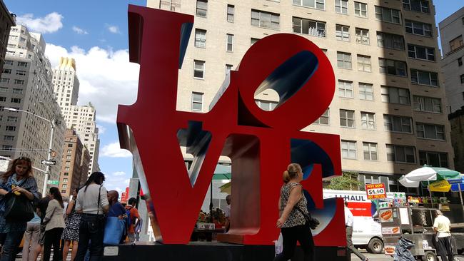 Street snap ... A photograph taken with a Samsung Galaxy Note 5 smartphone in New York City shortly after its worldwide launch. Picture: Jennifer Dudley-Nicholson.