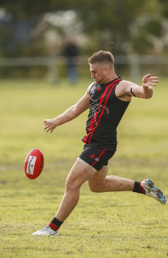 Shannon Henwood takes a kick for Hampton Park, which joined the Southern league last year.