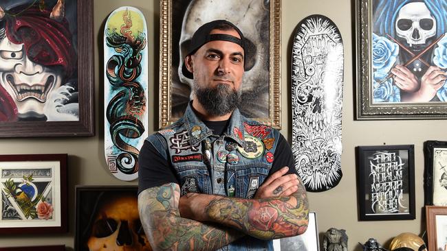 Pedro Six, from Renegade Art Society in Brunswick West. Picture: Josie Hayden