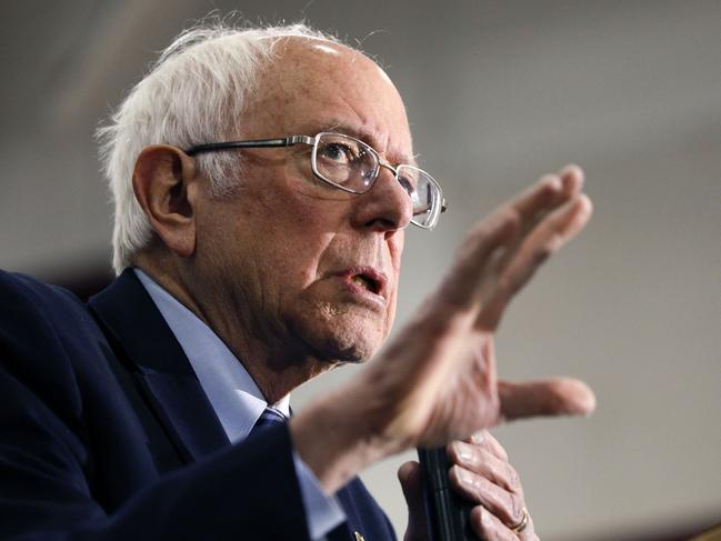 Democratic presidential candidate Bernie Sanders. Picture: AFP