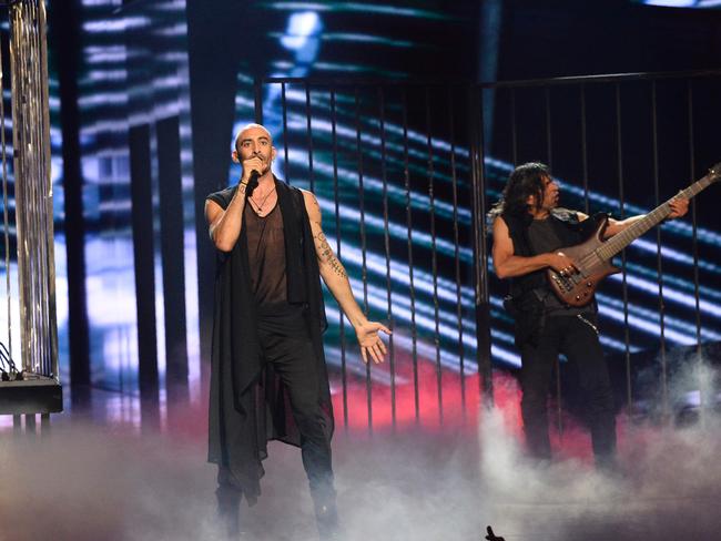 Cyprus: When Eurovision calls, YOU SEND A NICE WOMAN IN A SHINY DRESS SINGING ELECTRO-POP. Picture: AFP PHOTO / JONATHAN NACKSTRAND