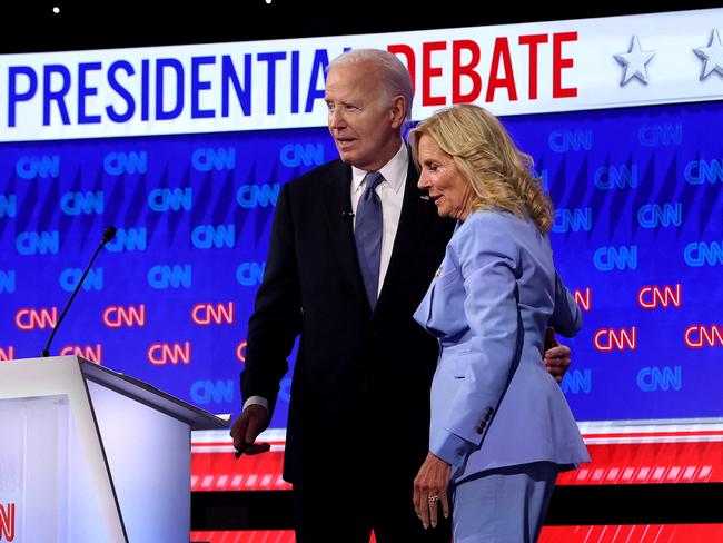 Donald Trump says Jill Biden is influencing her husband. Picture: Getty Images