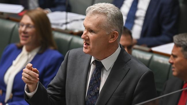 Tony Burke says ‘workers doing the same job at the same site should get the same pay’. Picture: Martin Ollman