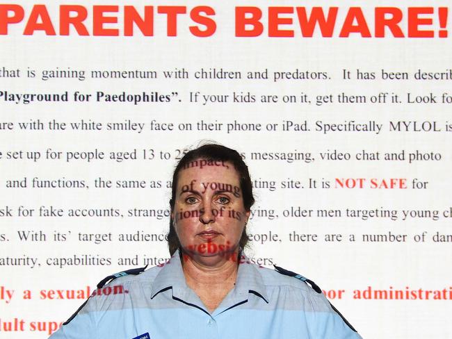 Police regularly mount campaigns educating parents and teenagers about the dangers of social media. Picture: Zak Simmonds