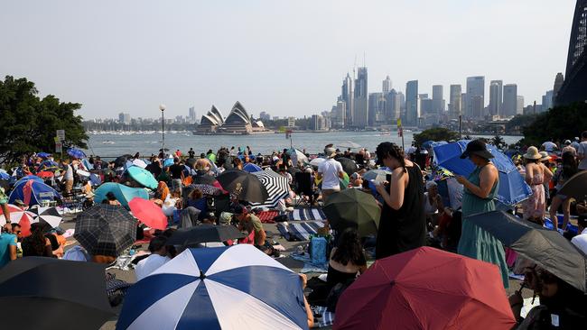 Kirribilli is a popular viewing point for the fireworks.