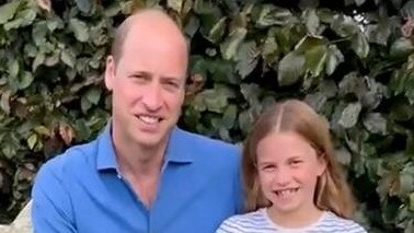 Prince William and his daughter Princess Charlotte send a message to the Lionesses.