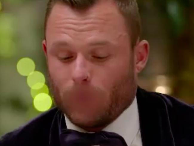 Bach star James reflects on Bach eviction. Picture: Channel 10