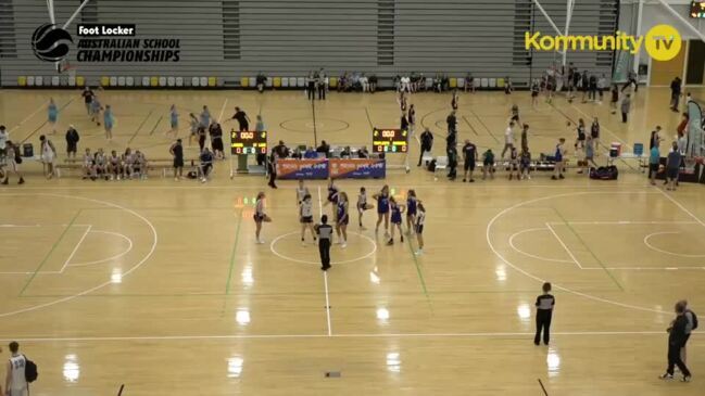 Replay: Basketball Australia School Championships Day 3 - (Women's QF) Lake Ginninderra v St Luke's College