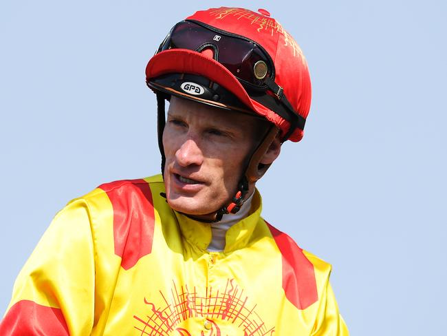 Jockey Mark Zahra returns to scale after riding Chains of Honour to victory in race 5, the Grand Prix Stakes, during Metro Races at Eagle Farm Racecourse in Brisbane, Saturday, December 21, 2019. (AAP Image/Albert Perez) NO ARCHIVING, EDITORIAL USE ONLY