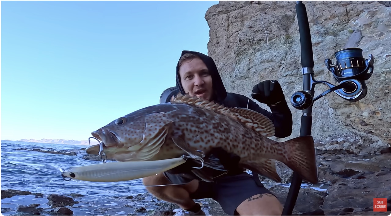 Australian fisherman Adam Cavanagh shared a chilling tale from his recent fishing expedition in Baja Mexico. Picture: Supplied.
