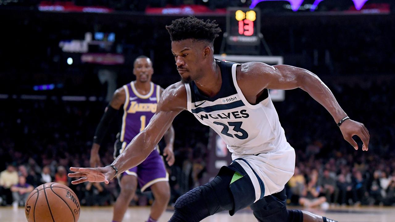 Jimmy Butler requested a trade from the Timberwolves. Harry How/Getty Images/AFP