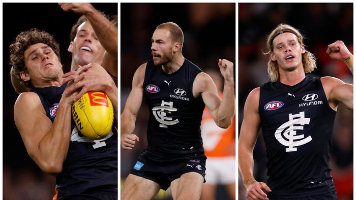 Carlton's forwards have taken over this game.