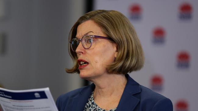 ‘What we’re looking for is the missing link’: NSW chief health officer Dr Kerry Chant. Picture: NCA NewsWire / Gaye Gerard