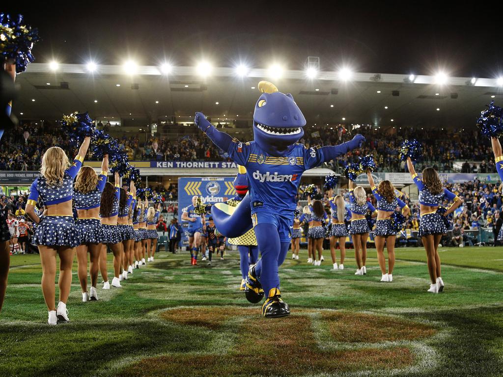 The last scheduled Monday night NRL game was between the Eels and Dragons in Rd 25, 2016. Picture: NRL Photos