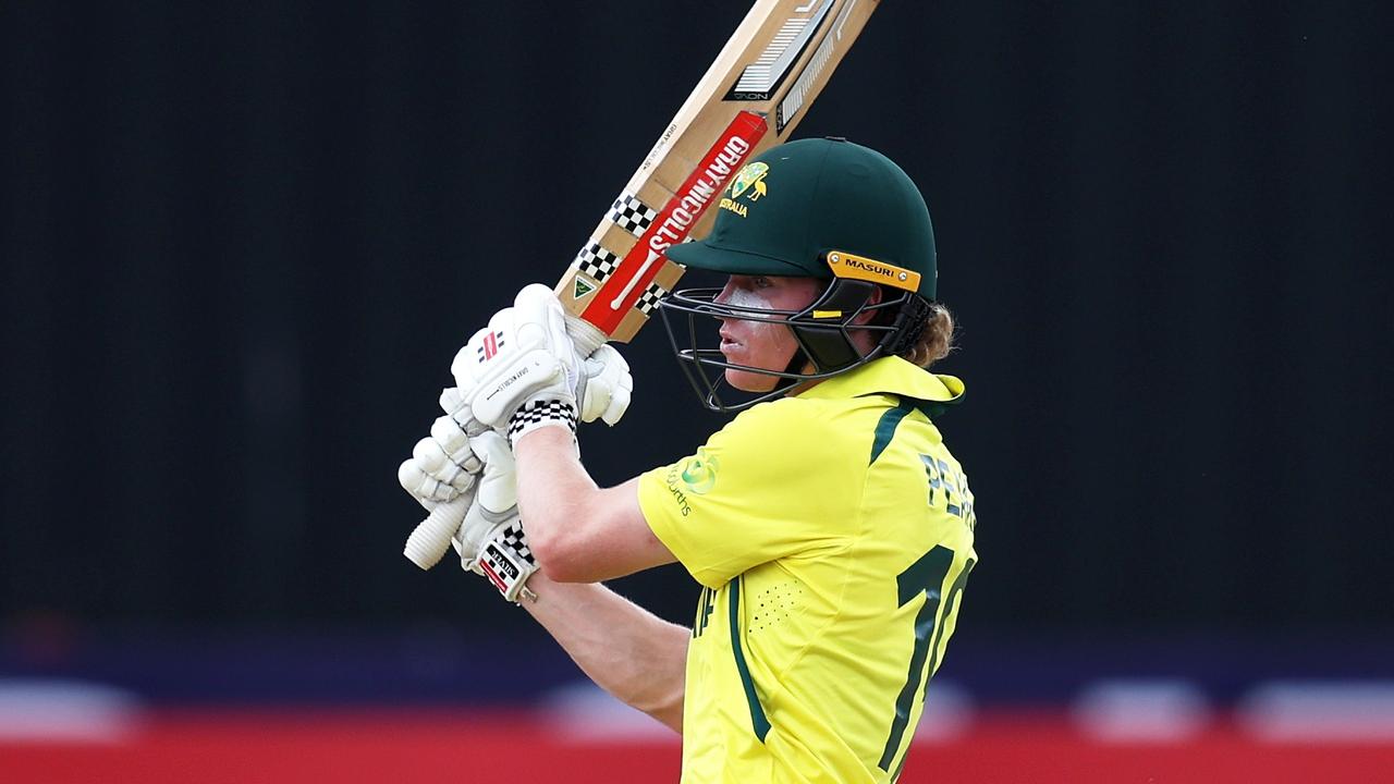 Oliver Peake was a late call up for the Australian team at the under-19 World Cup. Picture: Matthew Lewis-ICC/ICC via Getty Images.