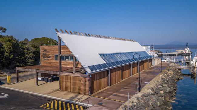 The new Eden Welcome Centre at Port of Eden. Picture: Port Authority NSW