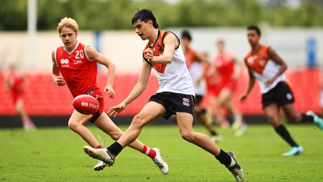 Ethan Bush playing for the NT. Picture: Albert Perez/AFL Photos