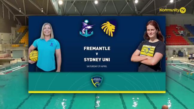 Replay: Australian Water Polo League finals Day 3 - Fremantle Marlins v Sydney Uni Lions (Women)