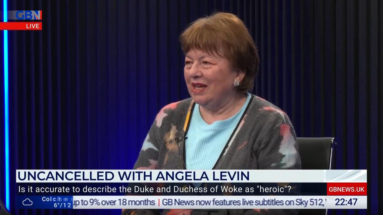 Royal commentator and biographer Angela Levin. Picture: Dan Wootton Tonight/GB News