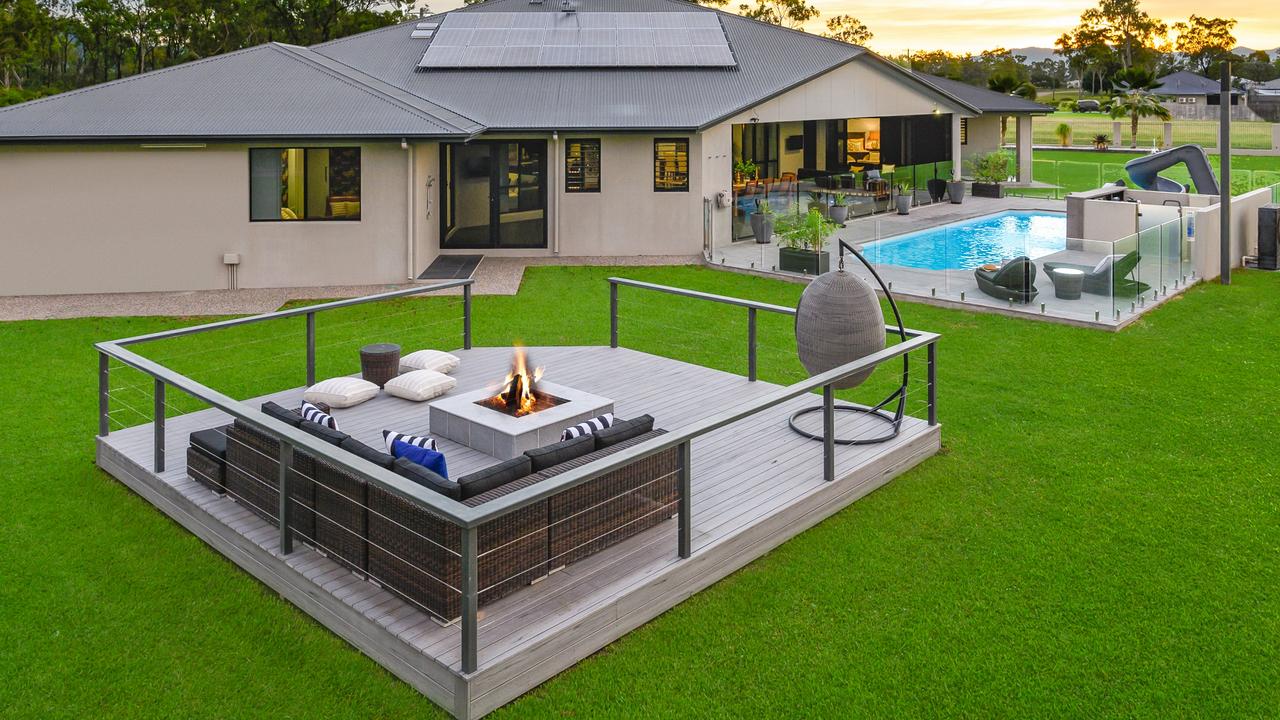 Boasting its own footy field, motocross track, pool and waterslide, this house in Townsville sold for $1.6 million in April. Set on 2ha, the property went viral, with social media users dreaming up their own additions to the property, from tennis courts to golfing greens.