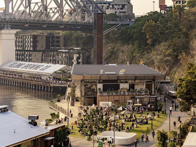 Brisbane's Howard Smith Wharves project is another CBD revitalisation success story to teach Townsville. Picture: URBIS.