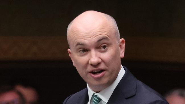 SYDNEY, AUSTRALIA. NewsWire Photos. JUNE 21, 2024.  Pictured is NSW Liberal MP and former Treasurer Matt Kean giving his Valedictory Speech at NSW Parliament today after resigning from politics. Picture: NewsWire/Tim Hunter.