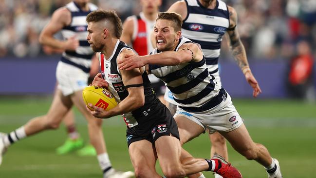 Can the Saints keep their spot in the top-eight? Picture: Graham Denholm/AFL Photos