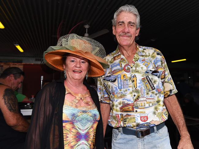 Jenny and John Krumbeck at the Noonamah Tavern Frog Races. PICTURE: Justin Kennedy