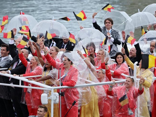 There was much to like about Team Belgium’s opening ceremony outfits. Picture: Getty Images