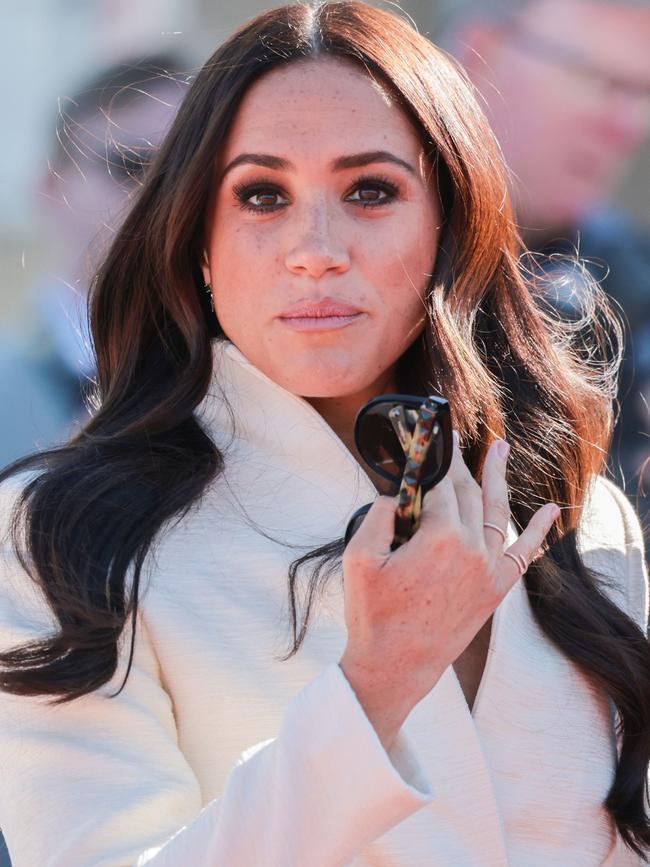 Meghan changed designer outfits up to three times a day. Picture: Chris Jackson/Getty Images for the Invictus Games Foundation