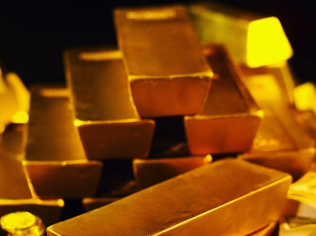 26/07/2011 NEWS: Generic image of bars (ingots) of gold bullion. Pic. Thinkstock