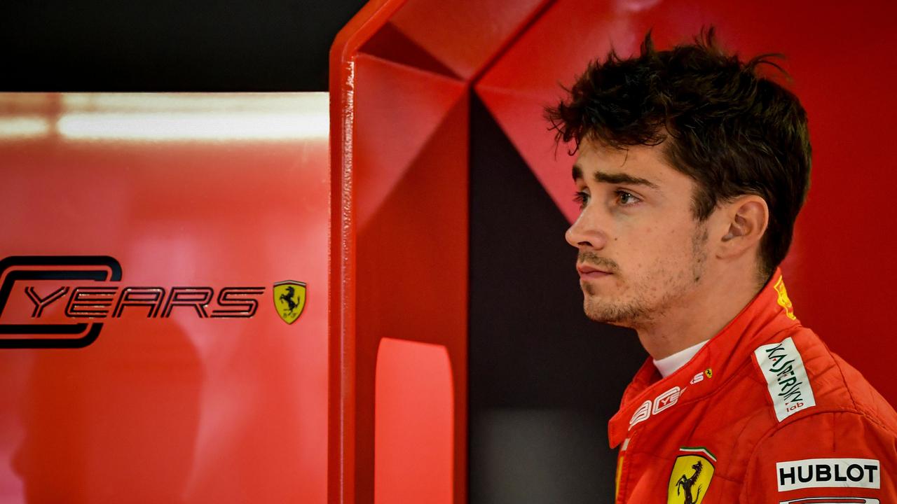 Charles Leclerc looks on prior to qualifying in Sochi. Picture: Dimitar Dilkoff