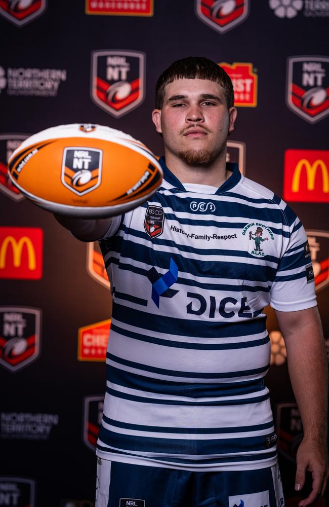 Aaron Kurnoth has taken over the captaincy of the Darwin Brothers in the 2025 NRL NT season. Picture: Patch Clapp / NRL NT