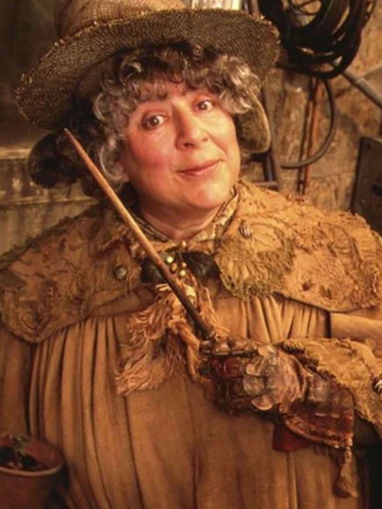 The actress portrayed Professor Sprout in the Harry Potter film series. Picture: Warner Bros
