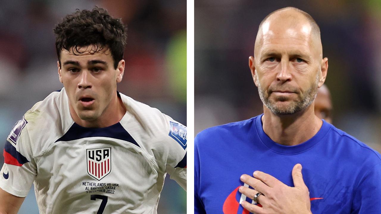 The parents of USMNT star Gio Reyna threatened to reveal damaging information about coach Gregg Berhalter. Picture: Getty