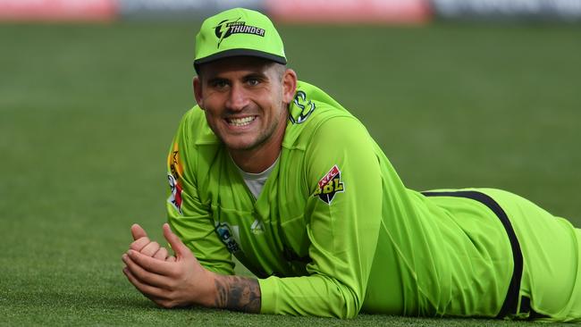 Alex Hales in action for the Thunder. Picture: Steve Bell/Getty