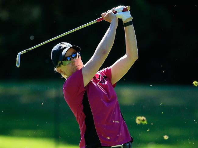 Karrie Webb is chasing the most important top 10 finish of her career at the US Open.