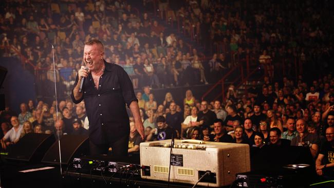 Jimmy Barnes on Wednesday night. Picture: Robert Hambling