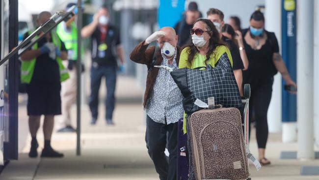 More than 125,000 people have arrived in the Northern Territory from interstate since border restrictions were lifted. Picture: Glenn Campbell