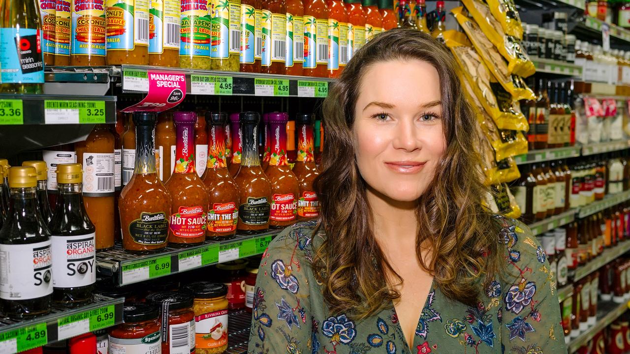 Renae Bunster is expanding her cheeky hot sauce empire into vodka. Picture: Supplied