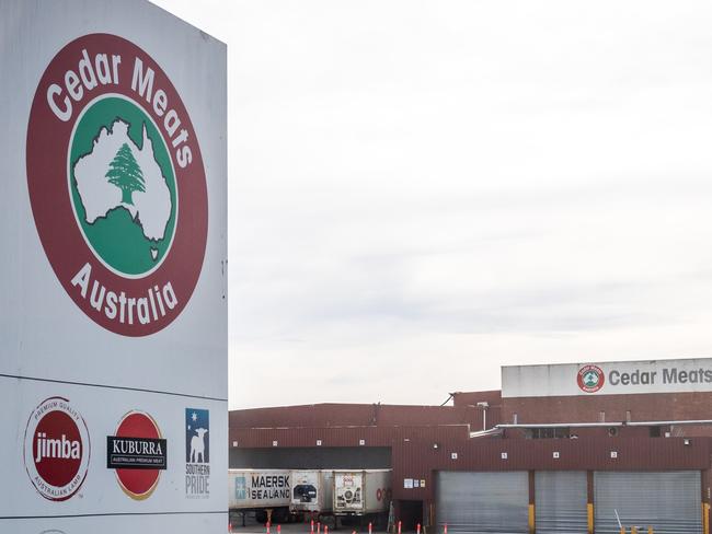 The Cedar Meats factory in Brooklyn has been shut down after a Covid19 cluster. Picture: Jake Nowakowski