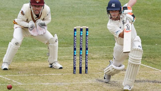 Jake Fraser-McGurk scored a classy half century on his Shield debut for Victoria.