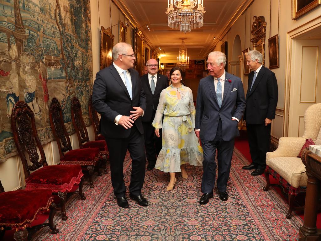 The PM also met with Prince Charles. Picture: Adam Taylor