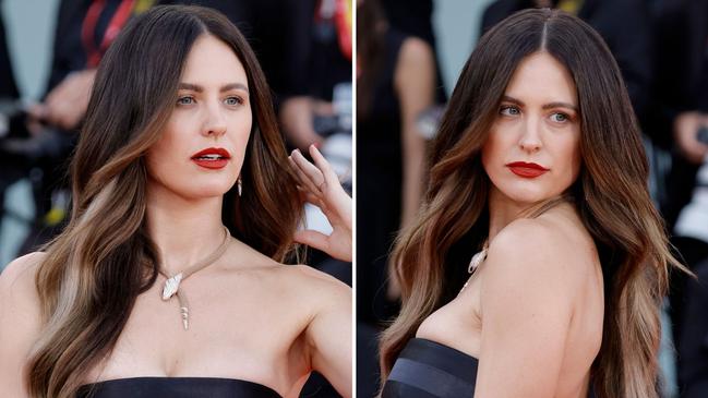 Jesinta Franklin has turned on the old-Hollywood glamour in a stunning appearance at the 80th Venice International Film Festival.