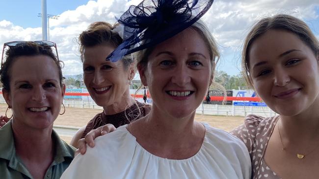 Gympie Race Day, March 4 2023 – Rebeca Duggan, Sally Bekker, Dee White and Jasmin White.