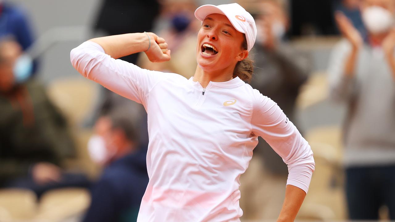 Iga Swiatek of Poland wins the French Open.