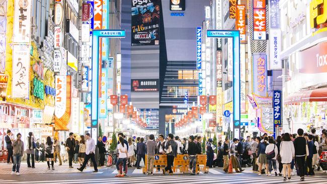 Eating out in Tokyo is much cheaper than in Australia. Picture: Getty Images