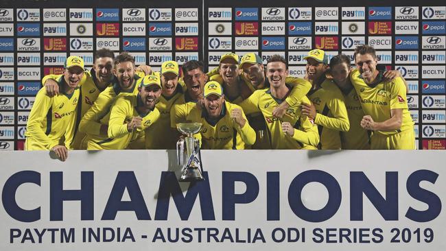 Australia have finally won an ODI series.